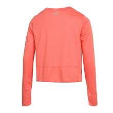 Under Armour Velocity Novelty Long Sleeve Soft Knit Fitness Training Top For Women - Orange Red - View 2