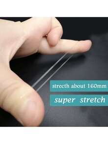 500/1000/2000 chiếc Dây buộc tóc cao su nhiều màu sắc, Dây buộc tóc mini trong suốt, Mềm mại & Co giãn, Có thể tái sử dụng cho hàng ngày, thể thao & du lịch, Nhỏ gọn & Dễ mang theo, Dây buộc tóc, Dây buộc tóc đuôi ngựa, Phụ kiện tóc bằng cao su, Phụ kiện làm đẹp tại nhà - Đen và trắng - Xem 6