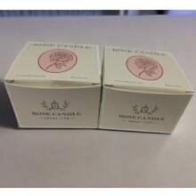2Pcs Handcrafted Rose & Peony Flower Scented Candle Perfect For Yoga, Meditation, And Relaxation! Shaped Like A Lotus With Rich Fragrances, It's Reusable – You Can Use It As An Incense Burner Or Storage For Yoga Items.