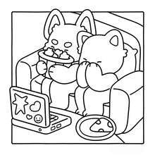 دفتر تلوين بموضوع الحب الخالص، 30 صفحة، كتاب تلوين لرسوم كرتونية للحيوانات المحبة والخبرات الرومانسية، كتاب قطة مضحك مناسب كهدية عيد ميلاد أو عيد الميلاد، كتاب تلوين للكبار