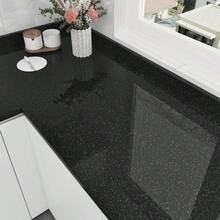 1 卷闪亮自粘墙纸 - 可移除粘性壁纸，易于清洁，适用于厨房橱柜、台面、卧室、衣柜、桌子和家具翻新（粉色、黑色、白色），DIY 变色膜带纹理图案、闪光效果、家居装饰、房间装饰、壁纸剥离和粘贴墙贴墙面装饰浴室装饰 - 彩色 - 查看 21