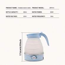 2025 Travel Folding Kettle Automatic Heat Preservation Portable Household Mini Adjustable Temperature Electric Kettle