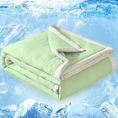 Cooling Comforter King For Hot Sleepers, 100% Polyester Lightweight All-Season Comforter, Machine Washable Ice Blue Bedding For Night Sweats & Breathable Sleep, Cooling Bed Sheets, Summer Sleep Solution, Contemporary Design, Moisturewicking Fabric, Summer Sleepers