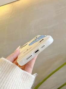 1pc Customized Phone Case, Couples Blue & Pink Airplane Patchwork Map Pattern Anti-Slip Matte 2-In-1 TPU Phone Case Compatible With IPhone 17ProMax/16ProMax/16Pro/16Plus/16E/16/15/15Plus/15Pro/15Promax, 14/14Plus/14Pro/14Promax, 13/13Pro/13Promax, 12/12Pro/12Promax, 11/11Pro/11ProMax, 8/7 Phone Accessories