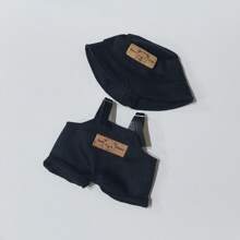 Set completo di vestiti da 17 cm per la bambola - Outfit estivo con cappello, gonna, collana adatto per portachiavi Macaron | Moda cieca per la 1a/2a generazione | Accessorio ciondolo mini borsa