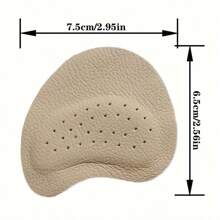 1/2/4pcs Self-Adhesive Invisible Non-Slip High Heel Pads - Ergonomic Comfort Cushion, Breathable Design Forefoot Protector Pad, Sweat-Absorbent Soft Foot Fit, Suitable For Slippers, Sandals, High Heels, Premium Material, Comfortable Lining, Anti-Slip & Wear-Resistant, Seamless Fit, Women Shoe Accessories (2pcs Is 1 Pair)