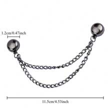 2PCS Adjustable Magnetic Trouser Clips And Cuff Clips - Durable Alloy Hem Buckles, Suitable For Trousers, T-Shirts, Dresses, Shirts, Easily Solve The Problem Of Oversized Clothing, Suitable For Daily Commuting, Sports And Fitness, Photo Retouching, Travel And Portable, Maternity Clothing Adjustment, Seamless Fastening Accessories, Belt Tightening Artifact - 2-piece Set - View 2