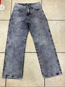 Men's Black Traditional Premium Cotton Trousers - Grey - View 2