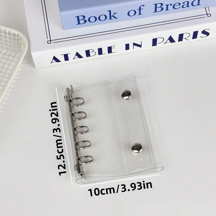 M5クリアリングバインダー、両面ポケット10枚、リフィルペーパー、DIYバインダーノートセット。ステッカーシート、ステッカーブック、ステッカーシェルフ、シールブック、ステッカーバインダー、リフィルパック、クリアステッカーブックシール帳しーる帳シール - マルチカラー - 見る 7