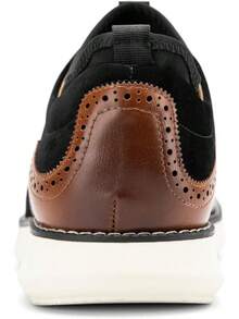 Men's Oxford Shoes Dress Shoes Men's Lightweight Lace-Up Fashion Shoes-20256688 - 黑色-01 - 查看 3