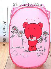 Foldable Household Dirty Clothes Basket, Toy & Laundry Storage Container (Collapsible)