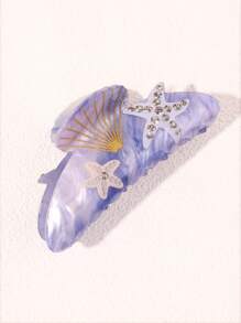 1 件儿童甜蜜海洋系列创意发夹，发饰 - 彩色 - 查看 5