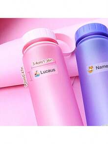 Etiquetas de nombre transparentes y impermeables personalizadas: perfectas para personalizar botellas de agua, loncheras y equipaje de viaje. Etiquetas de alta calidad y resistentes al desgaste para uso diario, excelentes para la oficina, el hogar y actividades al aire libre. Ideales como regalos para aniversarios, Día del Niño, cumpleaños, San Valentín, graduación, escuela, hogar, oficina, renovación del hogar. Multifuncionales, ornamentales, reutilizables, exquisitos, elegantes, de alta calidad, coloridos, modernos, personalizados, únicos. Regalos ideales para él, ella, novio, papá, novia, mamá, familia, amigos, salón de té, hogar, jardín, oficina, para aniversarios, San Valentín, Día de la Madre, cumpleaños, Día del Padre, graduación, bodas, inauguración de la casa. - transparente - Ver 3
