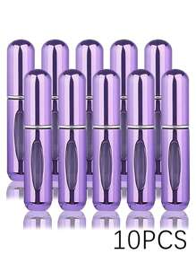 1/5/10 unidades, Atomizador de perfume recargable de 5ml, Botella de perfume de tamaño portátil para viaje, Miniaturas de botellas de muestra de perfume