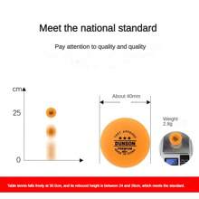 3-Star ABS High Elastic Ping Pong Balls, 40mm+, For Indoor And Outdoor Training & Competition