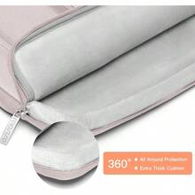 LZ360 Protective Laptop Case 15 Inch Laptop Sleeve Compatible With MacBook Air 15 M4 A3241 M3 A3114 M2 A2941 20252023  XPS 15 Side Open Bag With 2 Raised1 Flapover Pockets Stone Gray1510 - 石灰色 - 查看 3