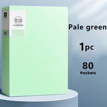 1 pieza Carpeta transparente de documentos, tamaño A4 con capacidad de 20/30/40/60/80/100 páginas, 6 colores disponibles, portafolio de archivos de empresa, organizador de exámenes estudiantiles, portador de suministros de oficina, impermeable y a prueba de suciedad, carpeta de almacenamiento de gran capacidad, tono pastel, portador de partituras, registro de chequeos de embarazo familiar, regalo de regreso a la escuela/graduación, bolsa de documentos comerciales, material de PP, álbum de ilustraciones, portador de certificados de premio