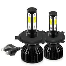 2pcs ROADSUN Car LED Headlight Bulbs H7 H4 H11 H13 9005/HB3 9006/HB4 9007 200W High/Low Beam 12V Universal For Vehicles, Batteries Not Included - 黑色 - 查看 16