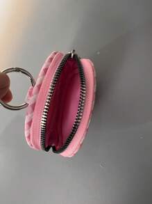 Cute & Versatile Minimalist Cherry Coin Purse, Fashion Small Item Storage Pouch, Card Holder, Key Holder, Earphone Case, Bag Charm