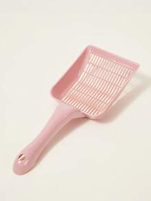 PETSIN 1pc Cat Litter Shovel - Practical For All Seasons; Perfect For Daily Litter Cleaning, Routine Maintenance, Home Use, Cat Care, And Travel Essentials; Features Easy-To-Use Design For Efficient And Hygienic Litter Box Maintenance. - Pink - View 3