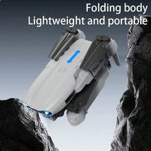 Equipped With Screen Control, Drone, Aerial Photography E99, Optical Flow Hover, Lighting, Aircraft, Foldable Remote-Controlled Airplane, Beginner, Birthday Gift - Multicolor - View 5