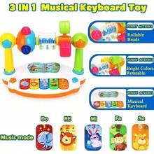 Baby Piano Toy, Light Up Music Baby Toys For12 18 Months Early Learning Educational Piano Toy 1 Year Old Boy Girl Gifts - Multicolor - View 6