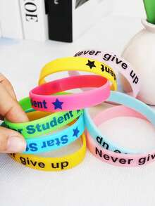 hoojojo 5pcs/Set Gelang Warna-warni, Gelang Penghargaan Siswa, Penghargaan Siswa Berprestasi, Perlengkapan Kembali ke Sekolah - MultiWarna - View 6