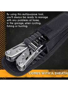 1 件户外露营生存救援工具不锈钢折叠便携式战术多功能钳子 24 合 1 多功能万能斜口钳五金 1 件多功能工具 24 合 1 多功能工具钳子，适用于生存露营和狩猎，适合男士、爸爸、丈夫和朋友的礼物