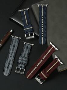 Dây đeo đồng hồ nylon tương thích với Apple Watch 38/40/41/42/44/45/46/49mm, tương thích với 11 9 8 7 6 5 4 3 3 SE, phụ kiện đồng hồ đeo tay. - Nhiều màu - Xem 5