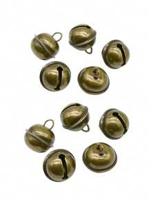 5/10/20pcs Craft Bells Bronze Metal Jingle Bells,Vintage Bells With Hook,DIY Wind Chimes,Dog Potty Training, Doorbell,Gift Wrap Wedding,Christmas Tree Decor DIY Supplies