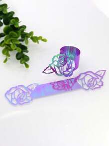 20pcs 3D Butterfly Paper Napkin Rings, Party Wedding Table Decoration, Suitable For Party, Holiday, Valentine's Day, Christmas