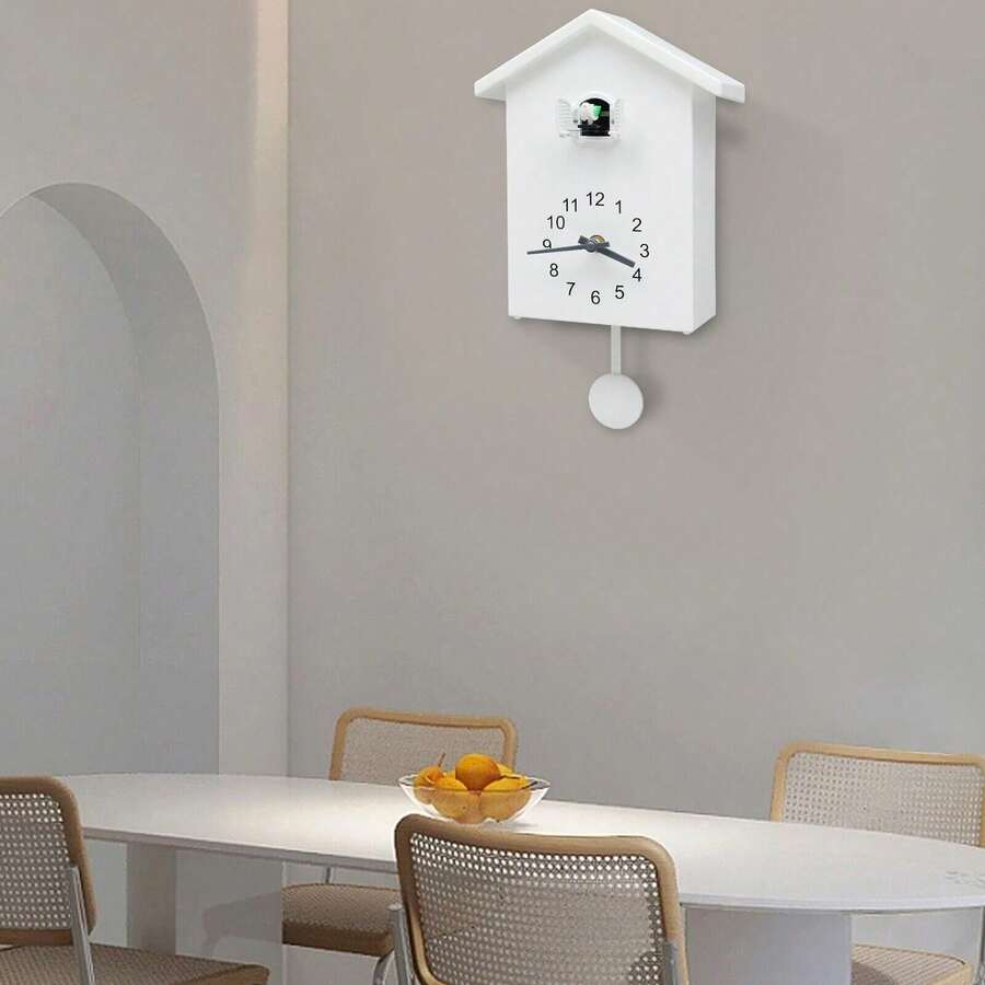 Modern Cuckoo Wall Clock Quartz Bird Home Clock Living Room Hanging Watch Timer - 1 - View 1