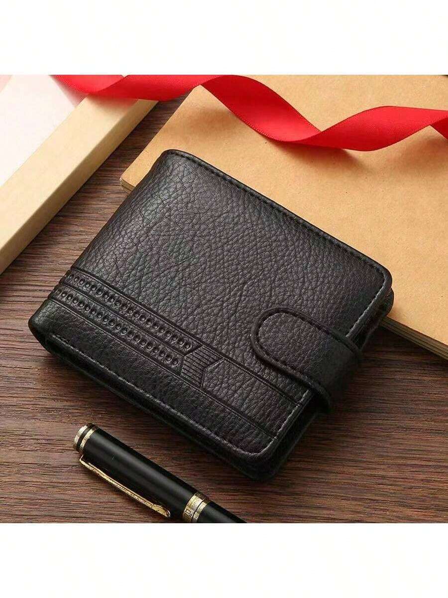 Men's Short Zipper Wallet, New Style Coin Purse