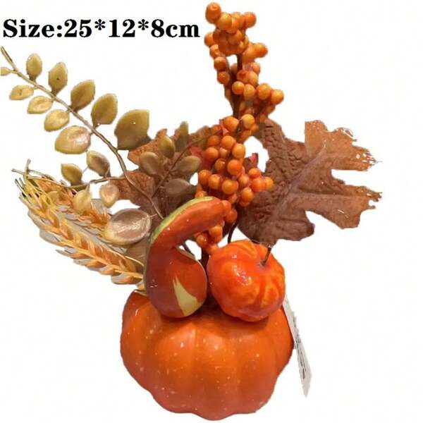 Halloween Desktop Decoration Simulation Pumpkin Decoration Handmade Harvest Festival Decoration Pumpkin Desktop Ornaments