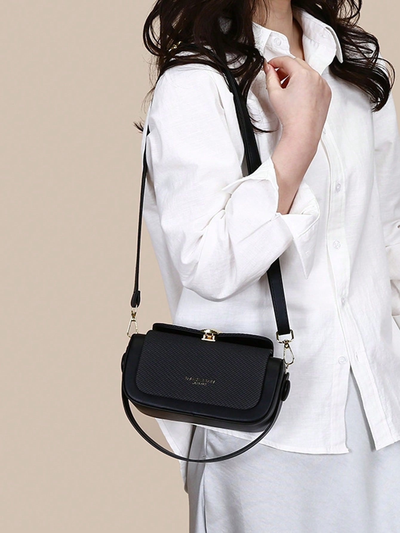 حقيبة كتف نسائية، حقيبة متقاطعة، حقيبة يد مربعة صغ...