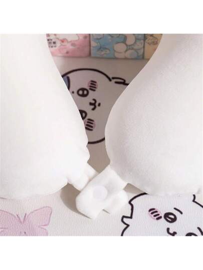 Chiikawa Usagi Hachiware Series Shaped Kussen Com Tafel Memory Foam Nap Schattige Cartoon Office Travel Neck Support view 8