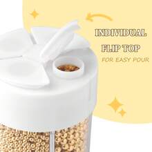 Sprinkles For Cake Decorating, White Pearl Sprinkles 4 Sizes Mix For Cake Cupcake Cookie Baking Donuts Ice Cream Toppings