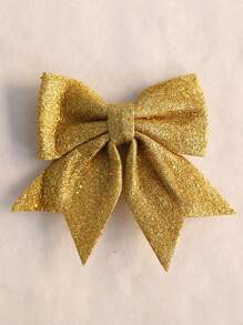 1 pièce Décoration de Noël, Ornement de Nœud Pailleté, Grand Nœud pour Sapin de Noël, Décoration de Fête Maison Décorations de Noël Décoration de Pièce Hiver