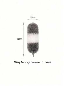 1pc Microfiber Extendable Duster (31–102″, Stainless Steel) – Washable, Bendable Feather Duster For Ceiling Fans, High Ceilings, Furniture, Cars, Blinds & Garden Tools