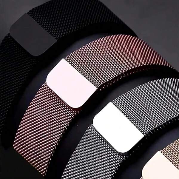 1pc Milanese Loop Compatible With Samsung Galaxy Fit 3 Strap Men/Women Accessories Wristband Stainless Steel Belt Bracelet Wristband Compatible With Galaxy Fit3 Watch Band Smartwatch Accessories