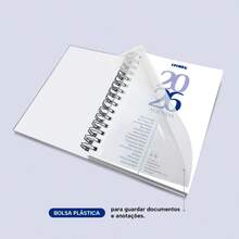 iscool Agenda Plus Hard Cover 2025 Cosmos Butterfly - Màu xanh lam - Xem 3