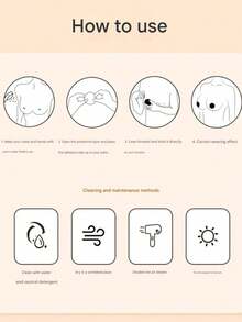 2/4/6pcs Reusable Silicone Nipple Covers, Invisible Adhesive Bra Petals, Portable Gift Box, Women Lingerie Accessories To Prevent Nipple Protrusion - Coffee Brown - View 9