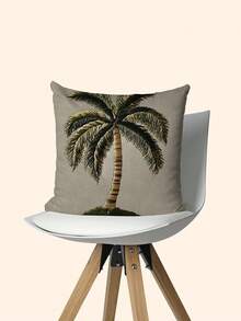 1 Vỏ gối in hình cây cọ cổ điển, Vỏ gối mềm mại có khóa kéo, In một mặt, Có thể giặt bằng máy, Nền màu be với họa tiết lá xanh và thân cây màu nâu, Thích hợp trang trí ghế sofa và phòng ngủ, Trang trí ghế sofa, Trang trí phòng, Trang trí tiệc, Vỏ gối/đệm (Không bao gồm ruột gối), Nhiều kích cỡ - màu xanh lá - Xem 6