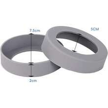 QY 2Pack Silicone Boot Cup Protector For  40 30 Oz  Adventure Tumbler IceFlow 30 20 Oz Fits 2.95 Inch Bottom Diameter.NonSlip Water Bottle Boot Cup Base Cover Sleeve For Tumbler 2216 - 無色 - 查看 5