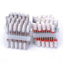 10个装陶瓷指甲磨头专业指甲护理工具 - 彩色 - 查看 5