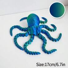 1pc 3D Printed Octopus Decor For Home & Office Desk, Oceanic Animal Desktop Ornament, Christmas, Easter3d Printed, Octopus, 3d Printed Animals, 3d Printed, Octopus, 3d Printed Animals,3d Printed,Octopus,3d Printed Animals,Octopus,3d Printed,3d Printed Animals
