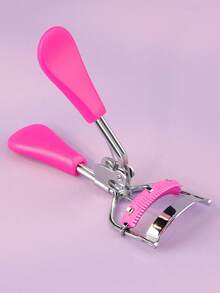 1个带内置梳子的睫毛夹，假睫毛辅助器，专业睫毛夹，强力定型，打造清晰轮廓，美化眼部，打造浓密睫毛，附赠额外橡胶垫，适合日常妆容的睫毛修饰工具 - 彩色 - 查看 25