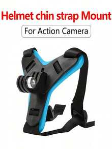 Helmet With Bracket For Sports Camera (Helmet Camera, Go Pro), Motorcycle Accessories, Motorcycle, Motorcycle Accessories, Motorcycle Helmet, Supports Car-Mounted Mobile Phones