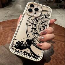 Funda para teléfono 1PC Teléfono Bling de Doble Cara, Parte Trasera Dura Suave a Prueba de Golpes, Multicapa, TPU + PC, Compatible con 16/15/14/13/12/11 Pro/Plus - Rosa - Ver 4