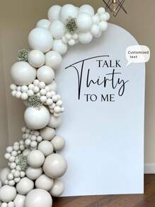 Create Your Own Sailboard Stickers (Two Lines Of Text)/ Backdrop Sticker / Large DIY Event Signage / Custom Backdrop Sticker/ STICKER ONLY